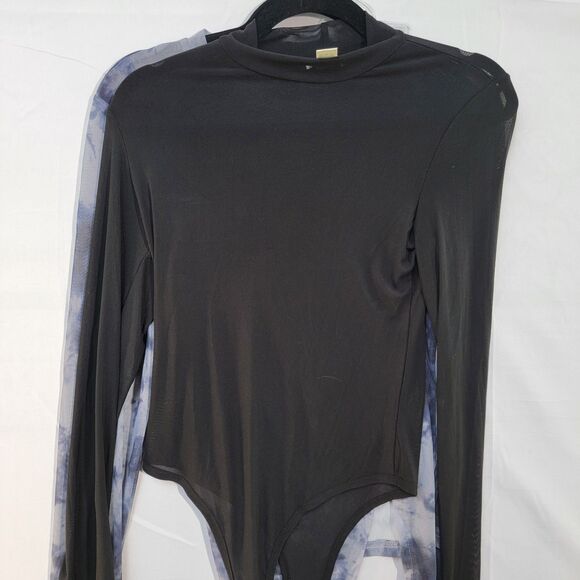 Bundle of x2 Bozzolo & Dazy Black and Dye Blue Jumpsuit Long Sleeves Women Sz M - Picture 6 of 9